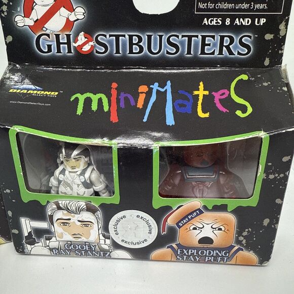Ghostbusters Minimates GOOEY RAY STANTZ,EXPLODING STAY PUFT ,PETER VENKMAN,GHOST - Picture 3 of 8